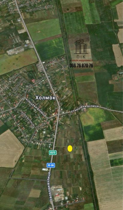 Продаж земельної ділянки під будівництво — с. Холмок, вул. Барвиста