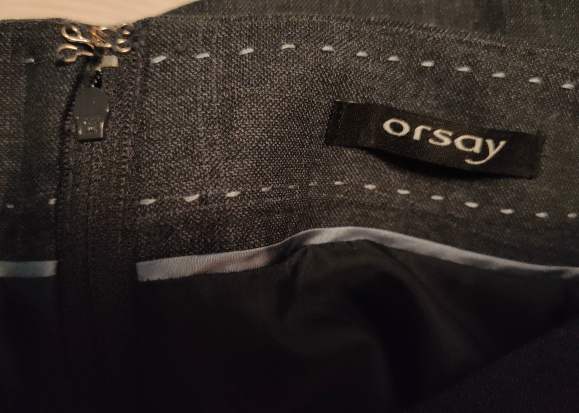 Elegancka granatowa spódnica Orsay 34