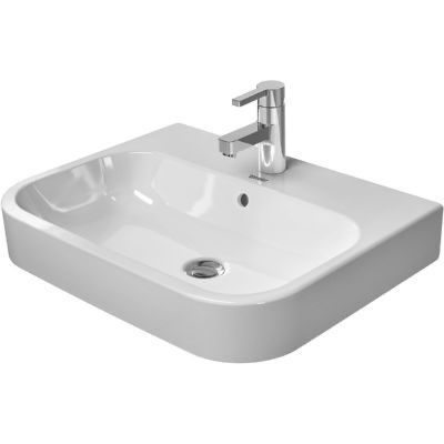Nowa umywalka nablatowa 60 x 46 półokrągła biała Duravit 236060