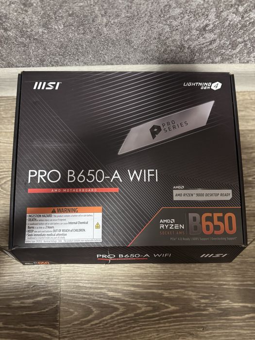 Продам Материнську плату MSI PRO B650 A WIWI