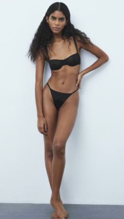 Трусики Sexy. H&M. Сатин/Сітка. S розмір