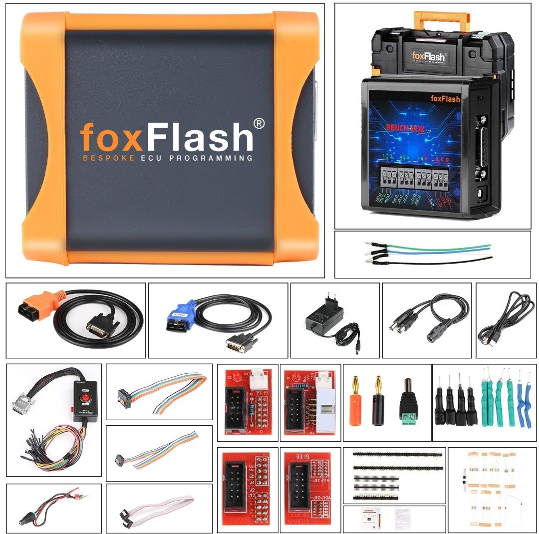 FoxFlash Master Super Strong ECU TCU Clone e Chip Tuning Tool Versão C