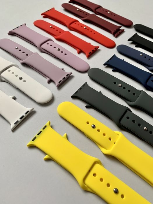 Силіконовий ремінець браслет для на Apple Watch на всі моделі
