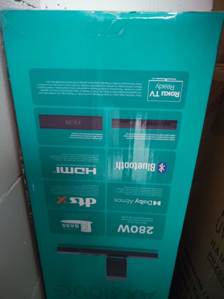 Soundbar Ax3100g 3.1.2 Dolby Atmos DTSx AI EQ Nowy