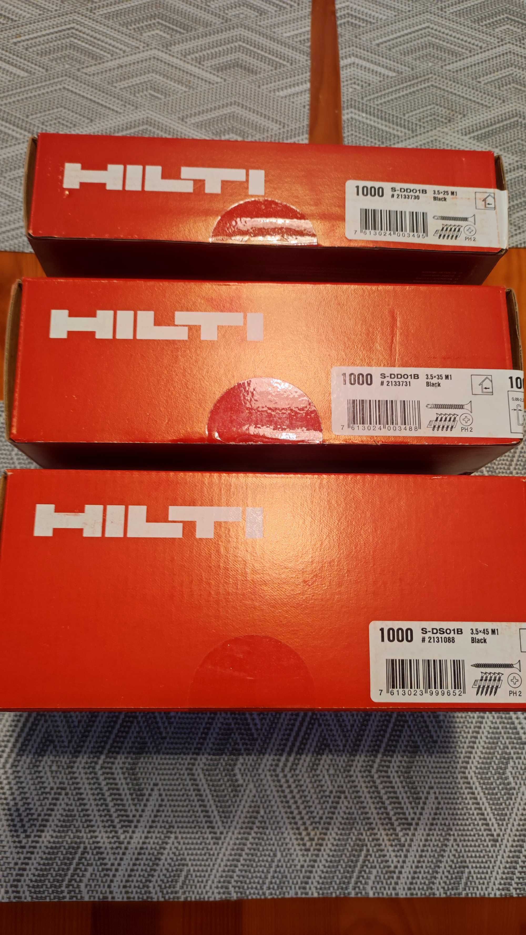 Wkręt Hilti na taśmie samowiercący S-DD01B 3,5 x 35- 2 opakowania