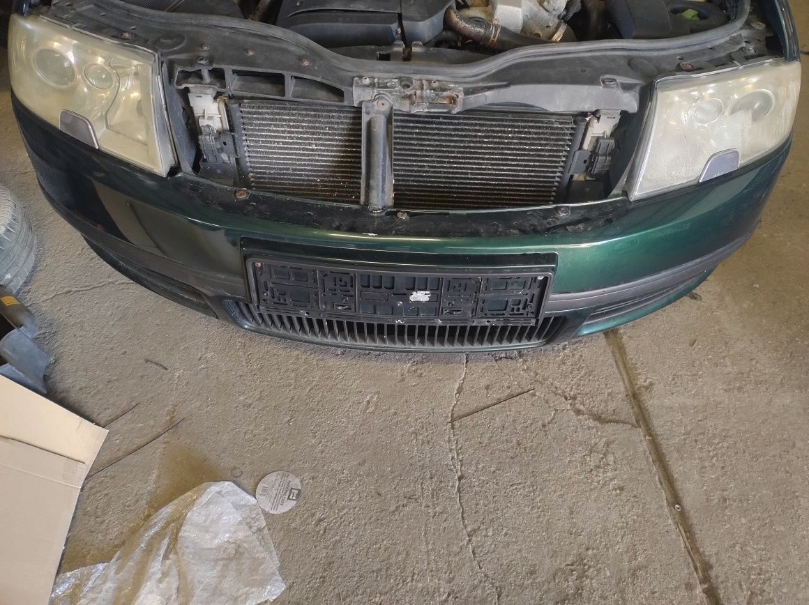 Zderzak Przedni Kpl Skoda SuperB 1 Sedan Lak LF6N Wysyłka