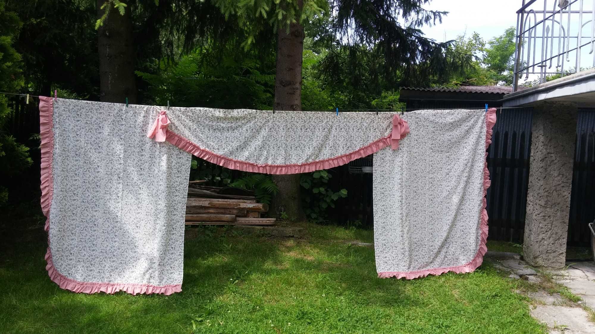 Piękny komplet firanek ( zasłonek )  - bdb !!