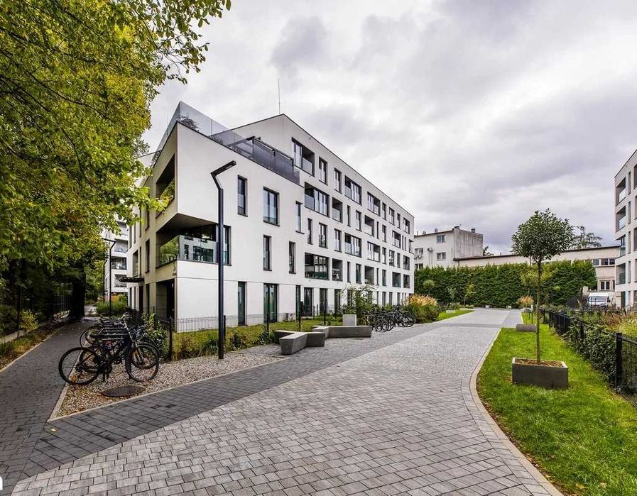 Krakow Podgorze, Mysliwska, SOLAR GARDEN, Apartament z 40m ogrodem!