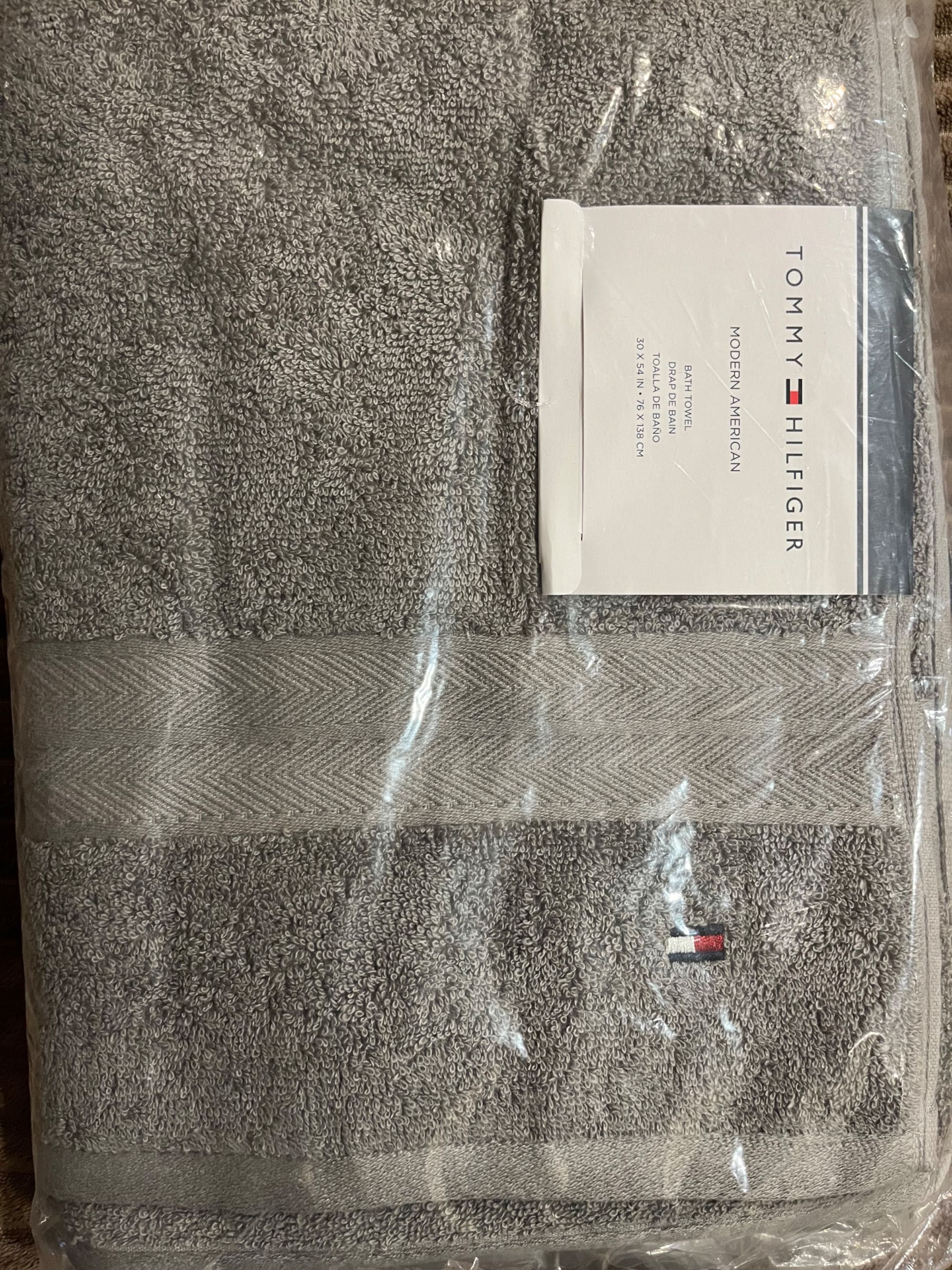 Новий оригінальний рушник Tommy Hilfiger банний 76х138