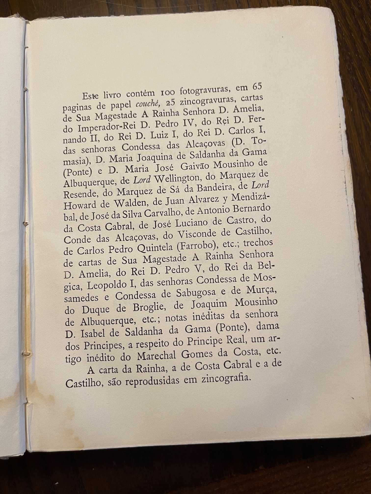 Livro antigo de 1929- PRÍNCIPE REAL D. LUIZ FILIPE