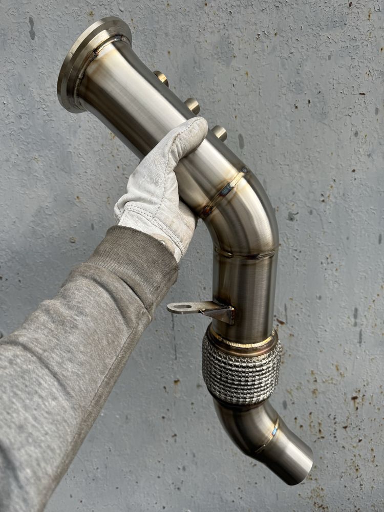 Даунпайп bmw e60 e61 e90 e70 3.0d m57 downpipe bmw e91