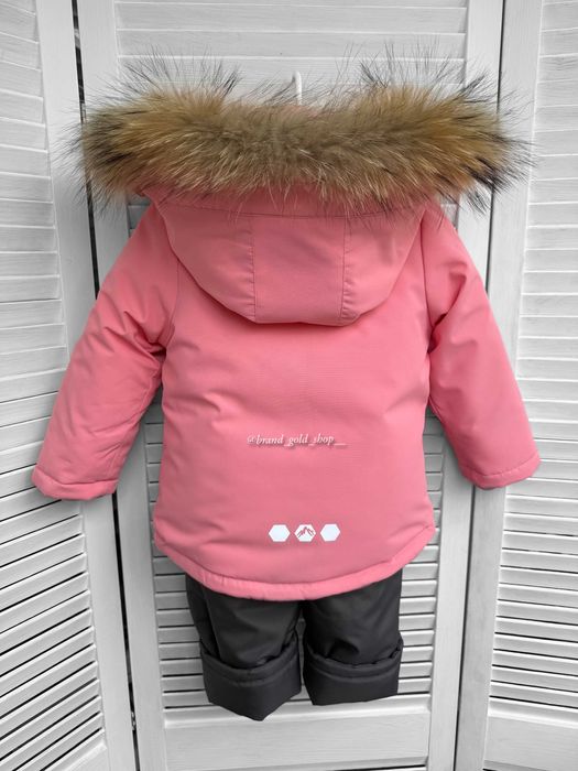 Зимовий термо комплект комбінезон для дівчаток lassye 110