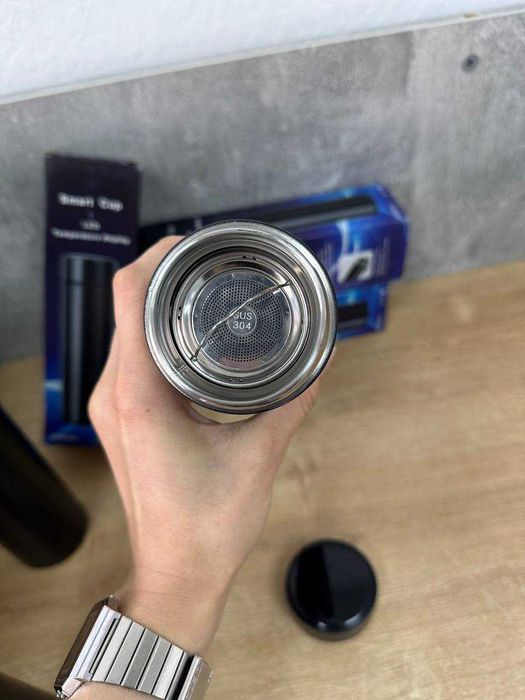 Розумний ТЕРМОС з датчиком температури! Термокружка! Похідний термос!