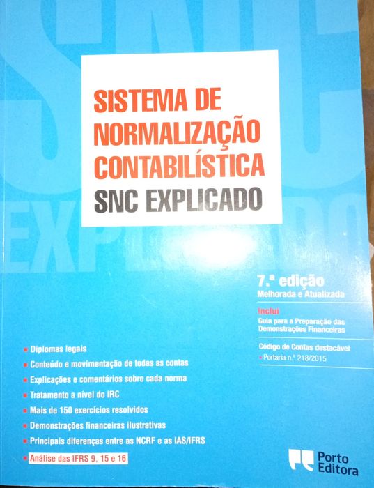 SNC explicado  Sistema de Normalização contabilística