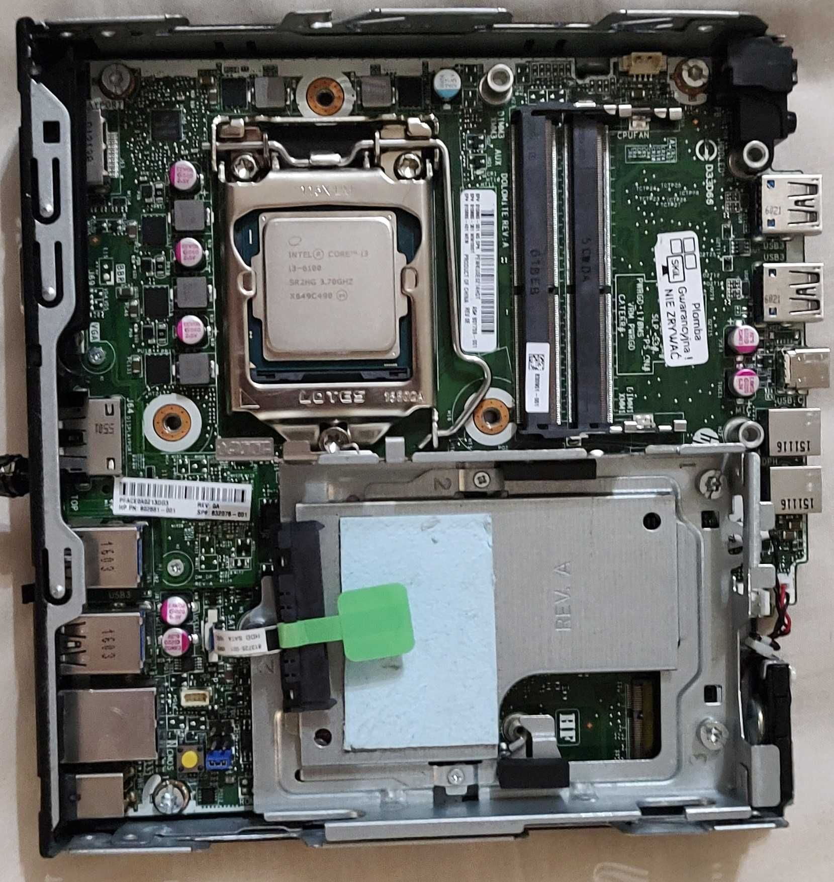 HP EliteDesk 800 G2 Mini Intel i3-6100