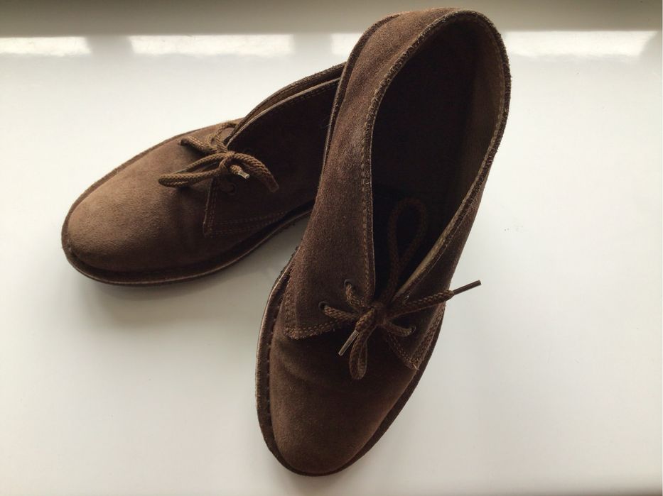 Ботинки замшевые Vera Pelle 37 р.