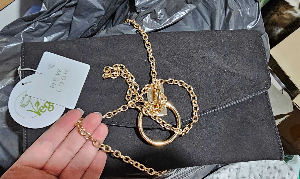 Клатч жіночий new look золота фурнітура