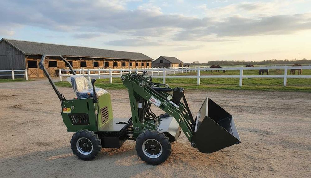 PolskaNowa Mini Ładowarka Kołowa Przegubowa Łamana MS-L116KN GWARANCJA