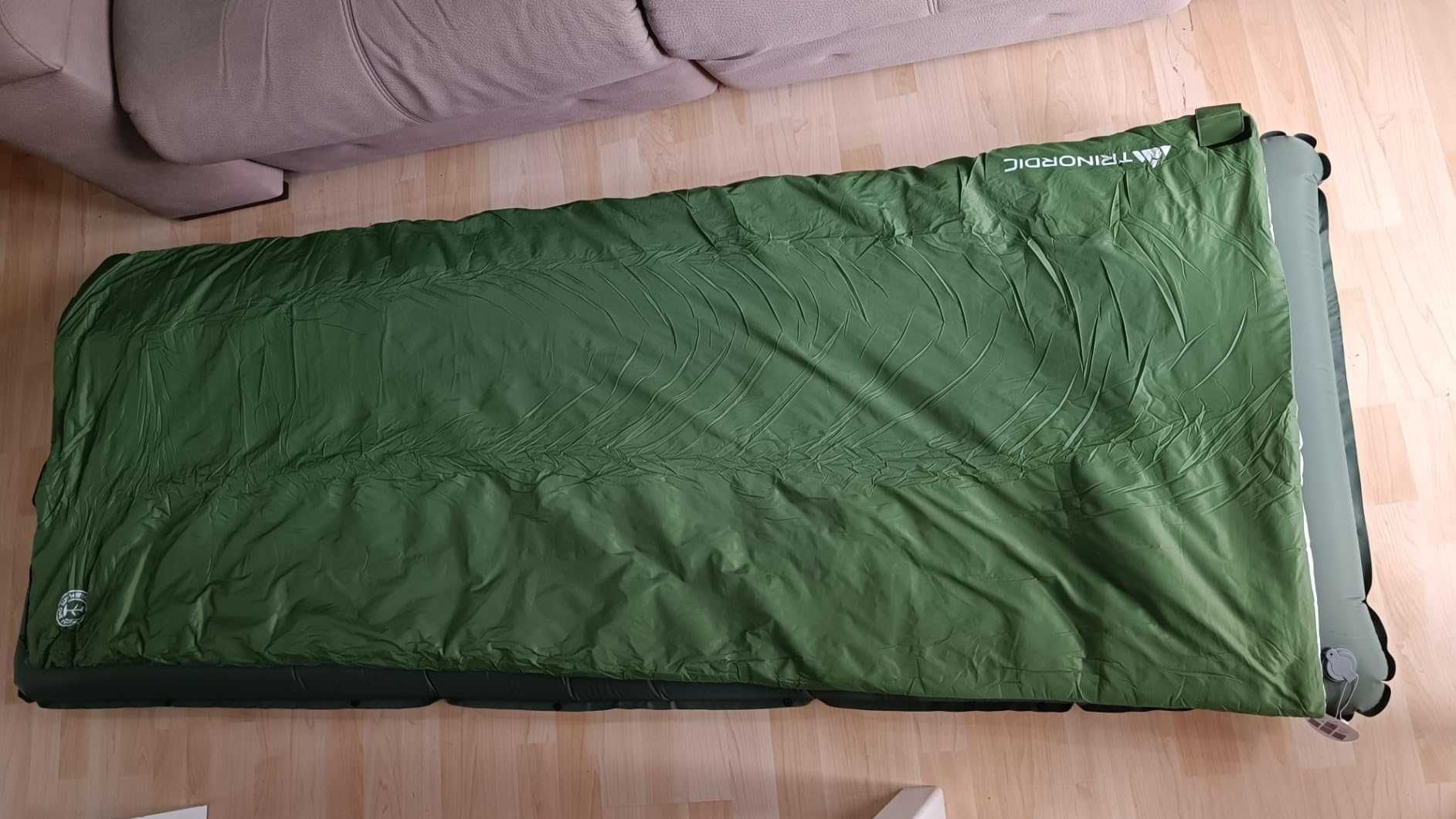 Trinordic śpiwór/koc turystyczny 700g zamek, pod namiot/na materac