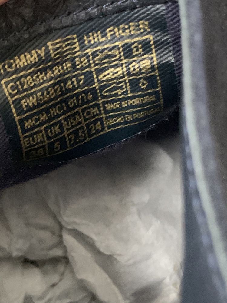 Ботинки замшевые Tommy Hilfiger 25-25,5 см