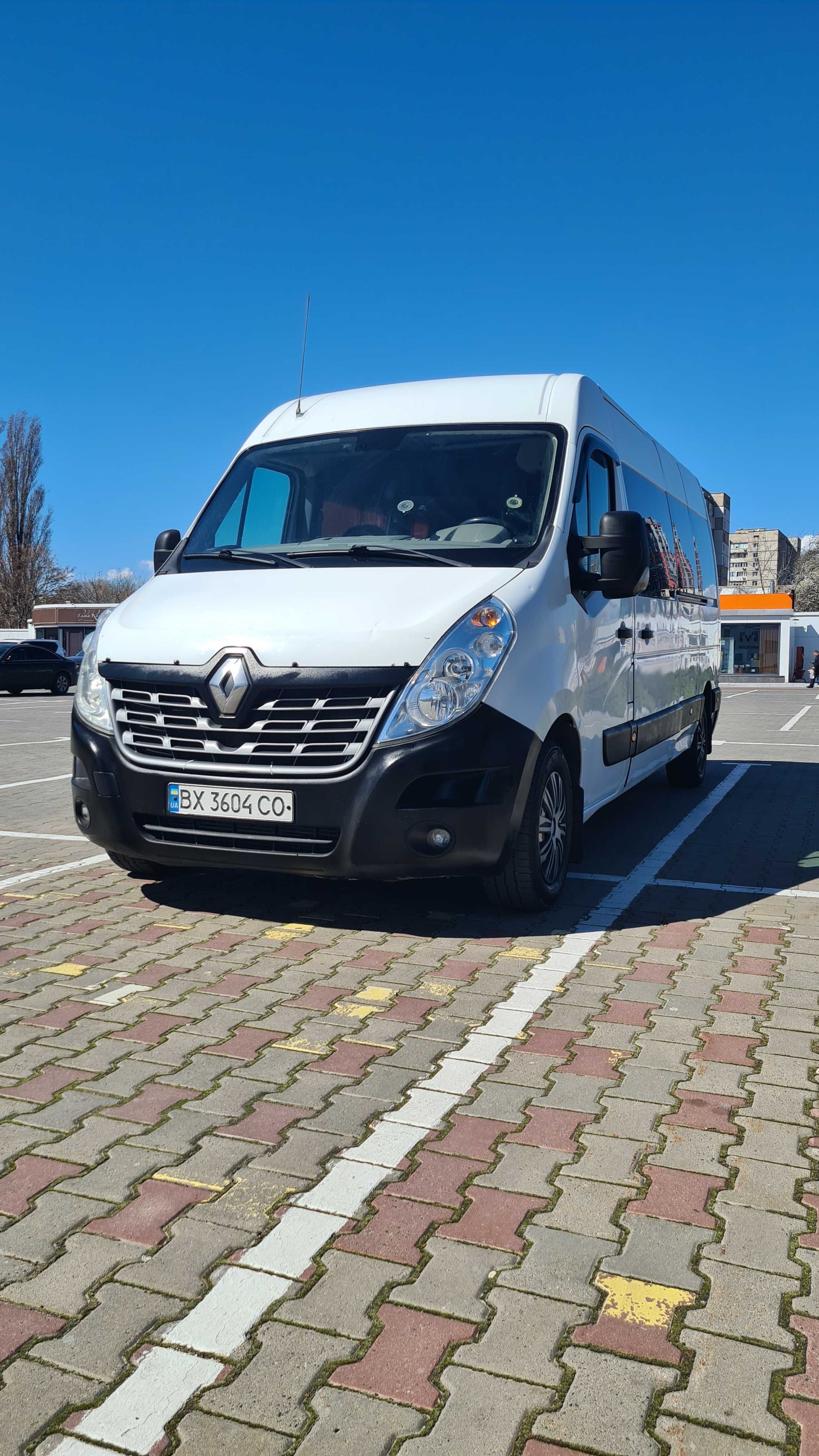 Renault Master 2,3d микроавтобус пассажир 8+1, Рено Мастер экстралонг