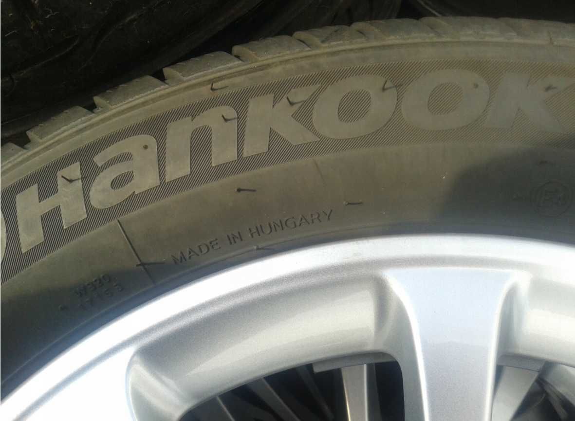 oryginalne kola volkswagen seat hankook 2020rok 8m  R 17