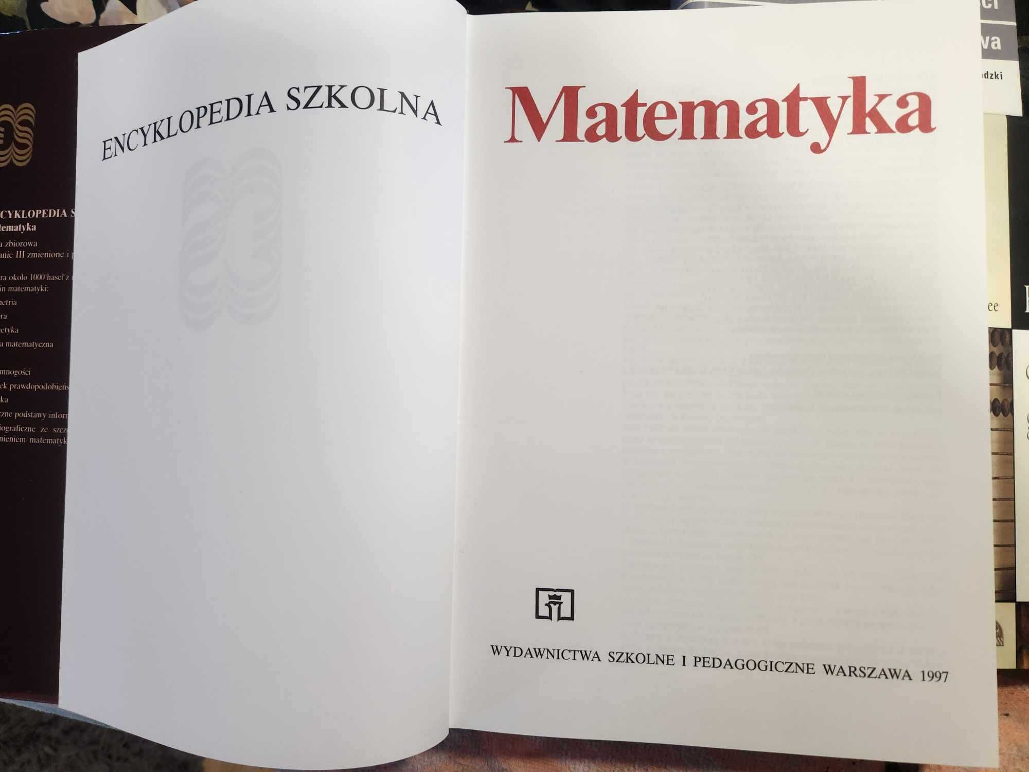 Encyklopedia szkolna matematyka 1997