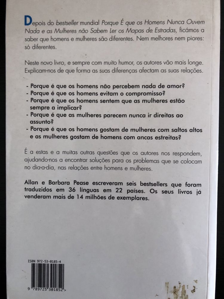 Livro porque é que os homens mentem e as mulheres choram