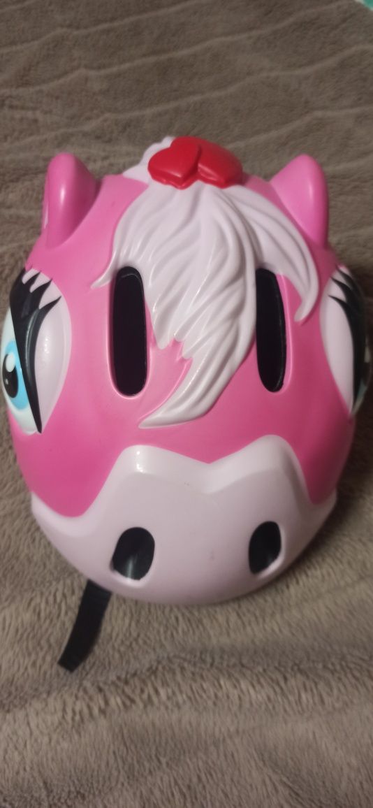 Kask jednorożec dla dziewczynki