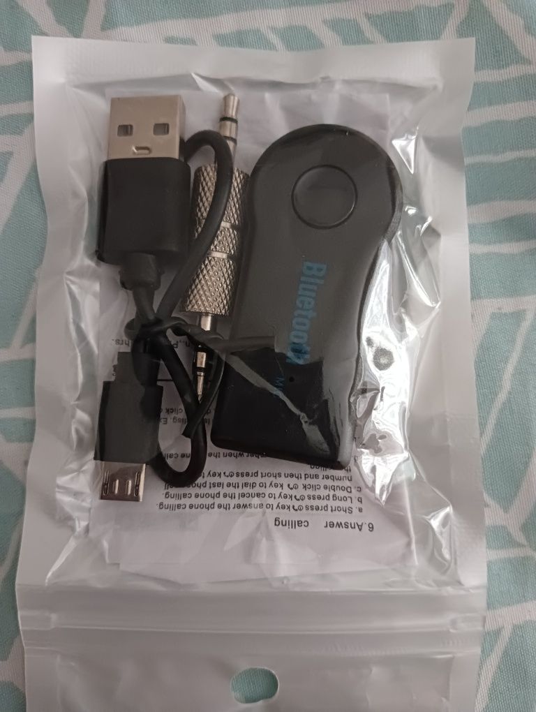 Dispositivo bluetooth para auto radio com entrada auxiliar