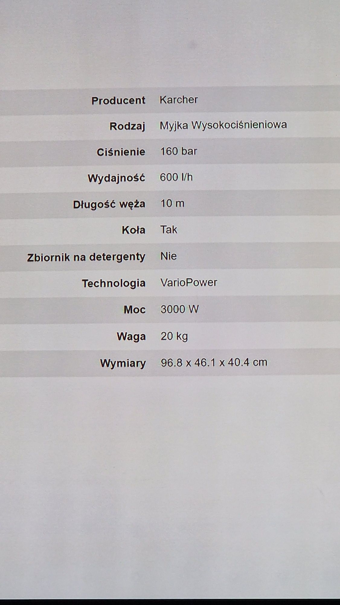 Myjka ciśnieniowa KARCHER K7. 750, pianownica, T-racer stal nierdzewna