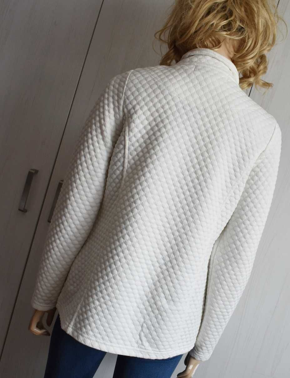 Bluza M 38 pikowana zasuwana blazer kurtka ramoneska rozpinana prosta