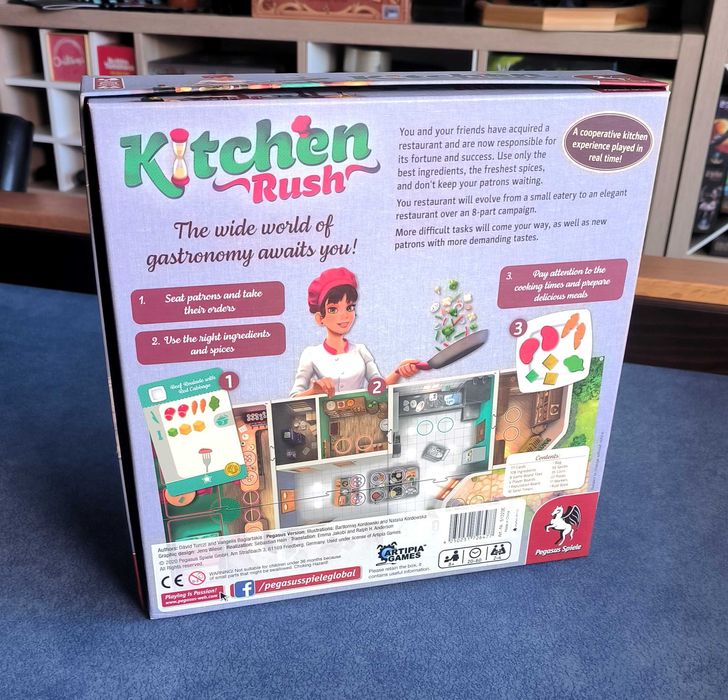 Kitchen Rush (Revised Edition) - Jogo de Tabuleiro, Board Game