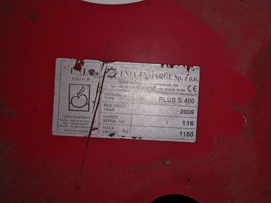 Zestaw uprawowo siewny unia famarol S400