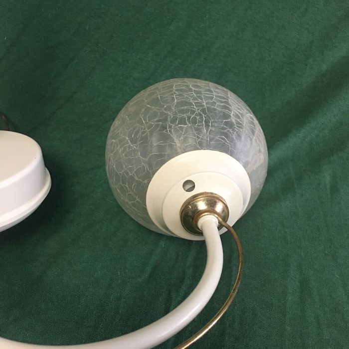 Стельова люстра на два плафони. Польща