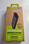 Powerbank / Bateria e emergência MUVIT, 20000 mAh - NOVO C/ GARANTIA!