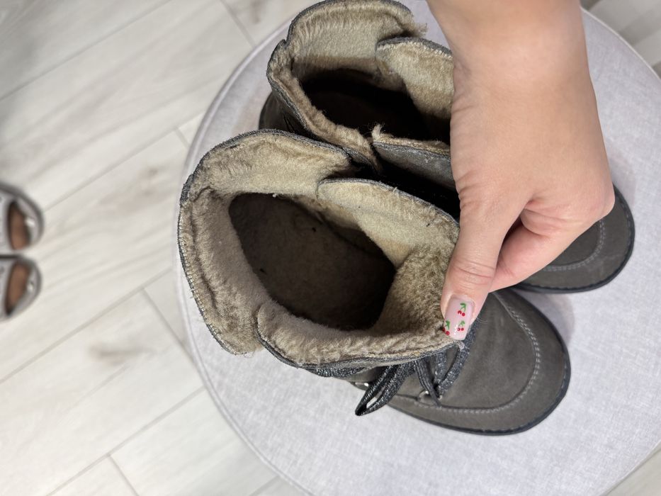 Угги з натуральної замші та вовни, 40 р.