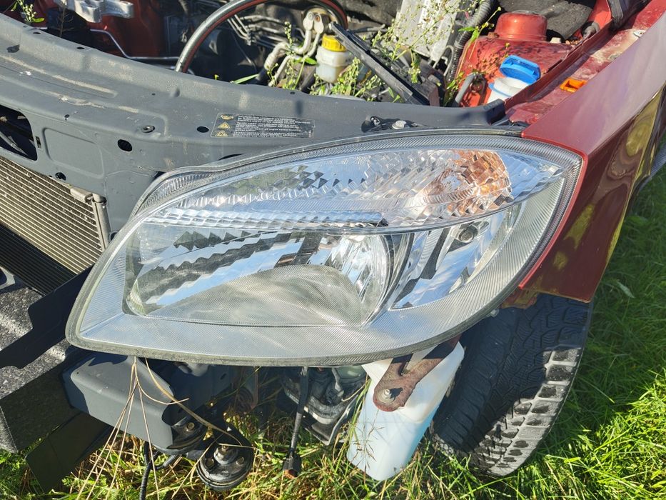 Reflektor lampa przednia lewa Skoda Fabia II 2007 - 20011
