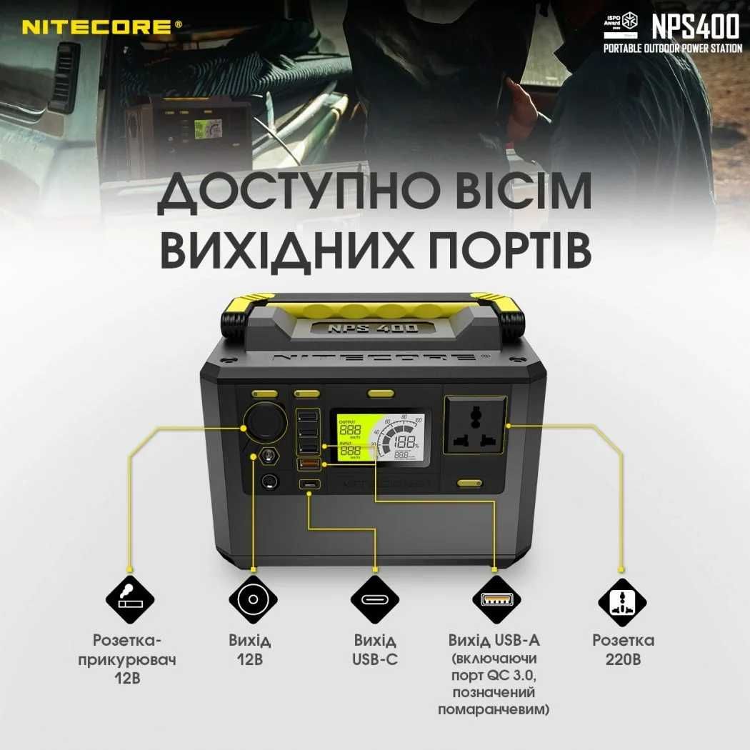 Nitecore NPS400 портативна електростанція