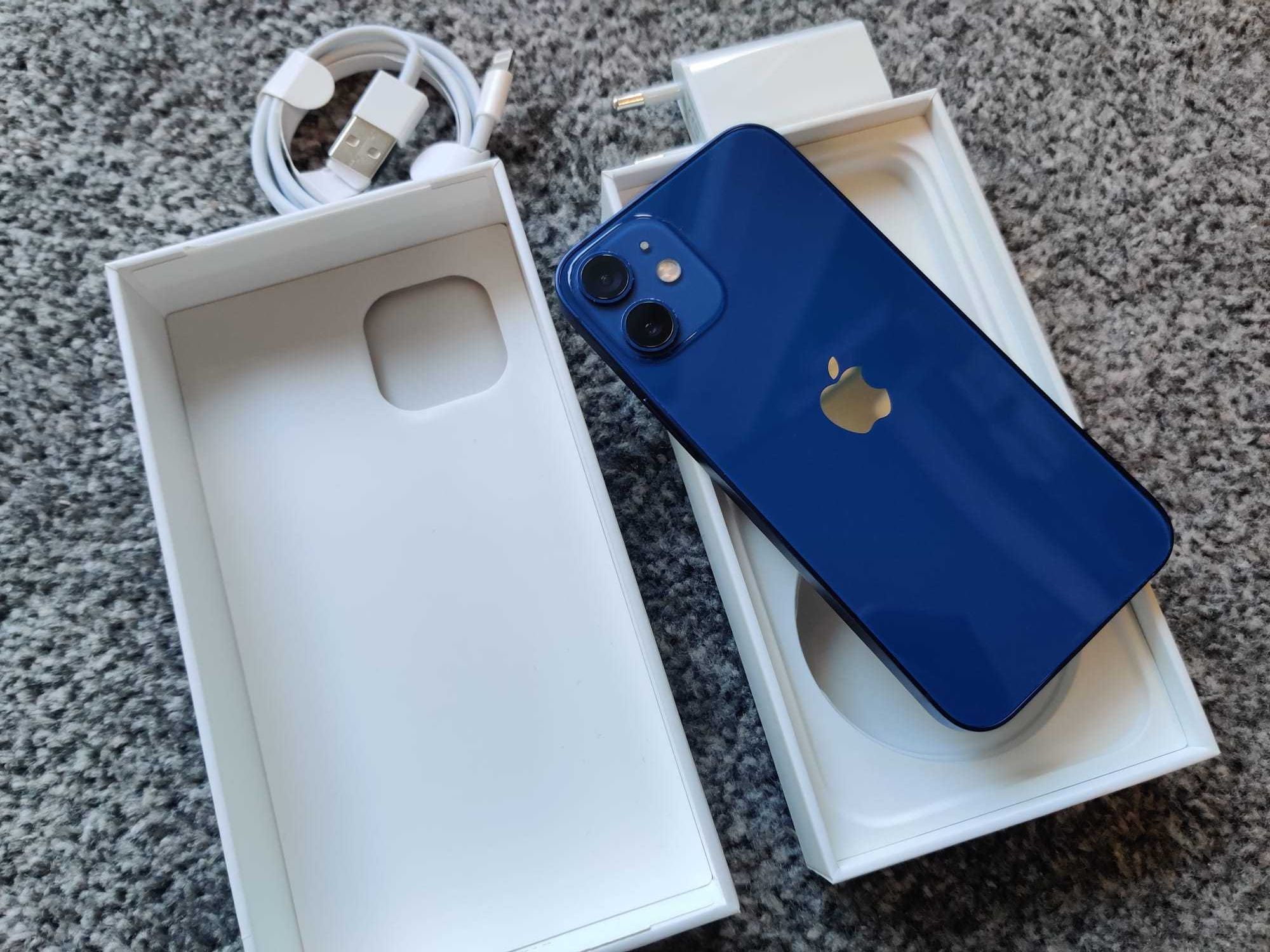 iPhone 12 Mini 64GB BLUE Pacific Niebieski Bateria 100% Gwarancja