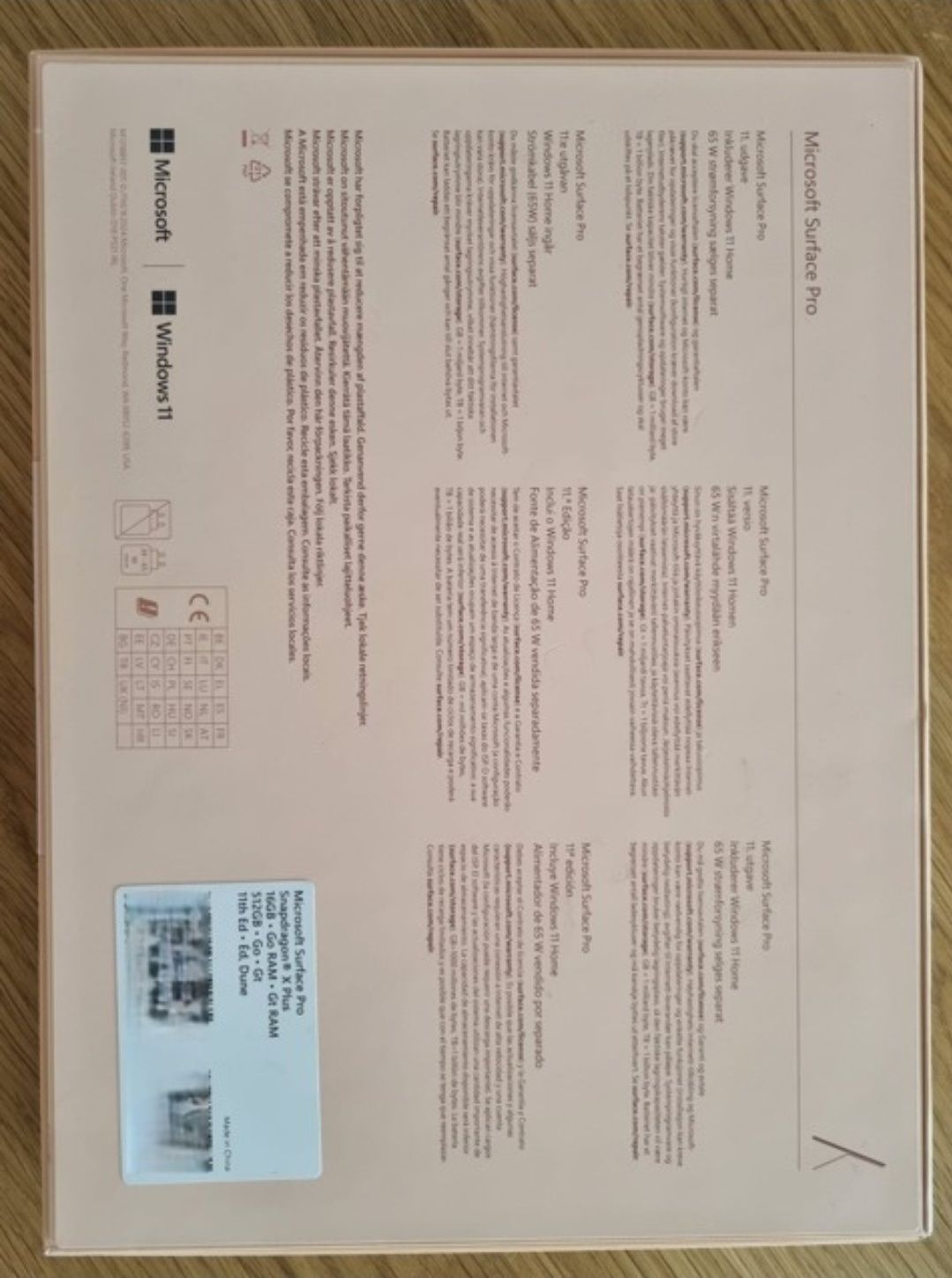 Surface Pro 11 | 13" / 512gb / 16gb RAM - Selado na caixa