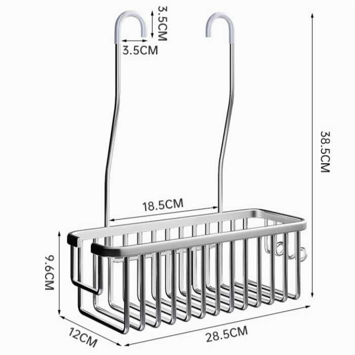 Półka koszyk zawieszana na kran baterie prysznicowa