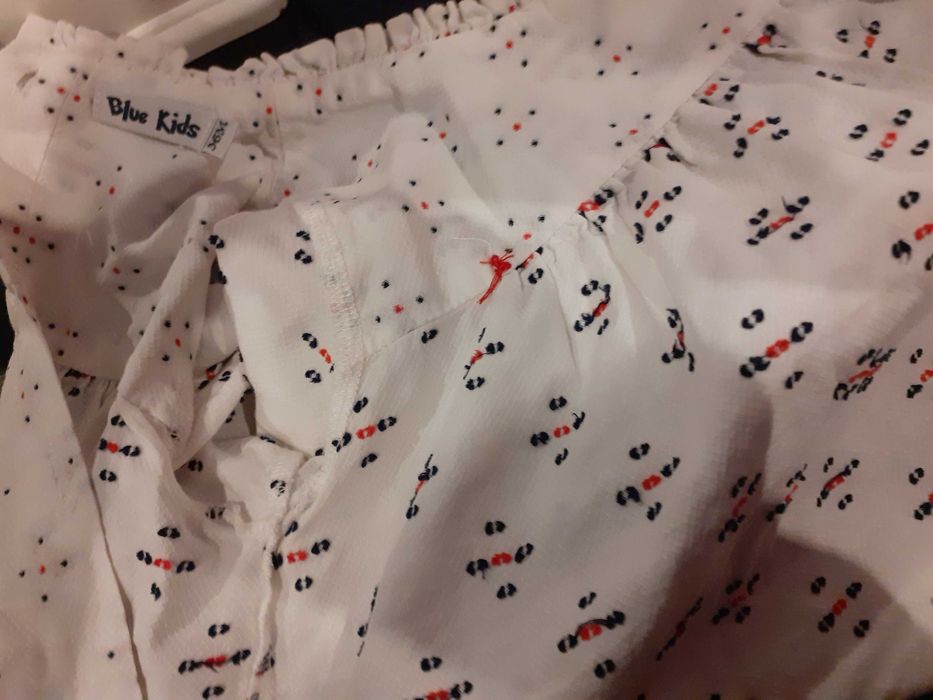 Blusa  Blue Kids e casaco beneton 3/4 anos