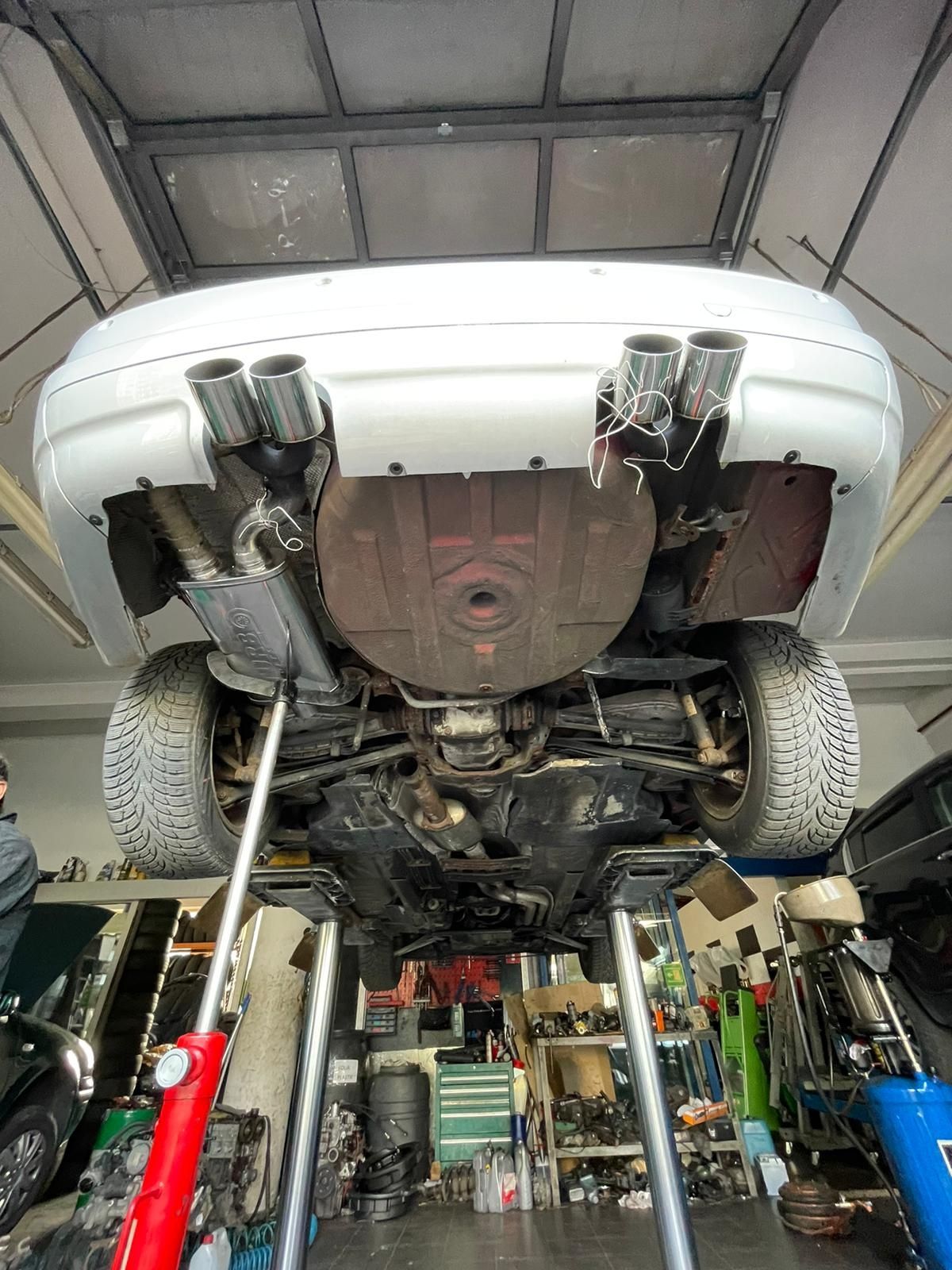 Wydech E46 wzór M3 / CSL / 4 końcówki