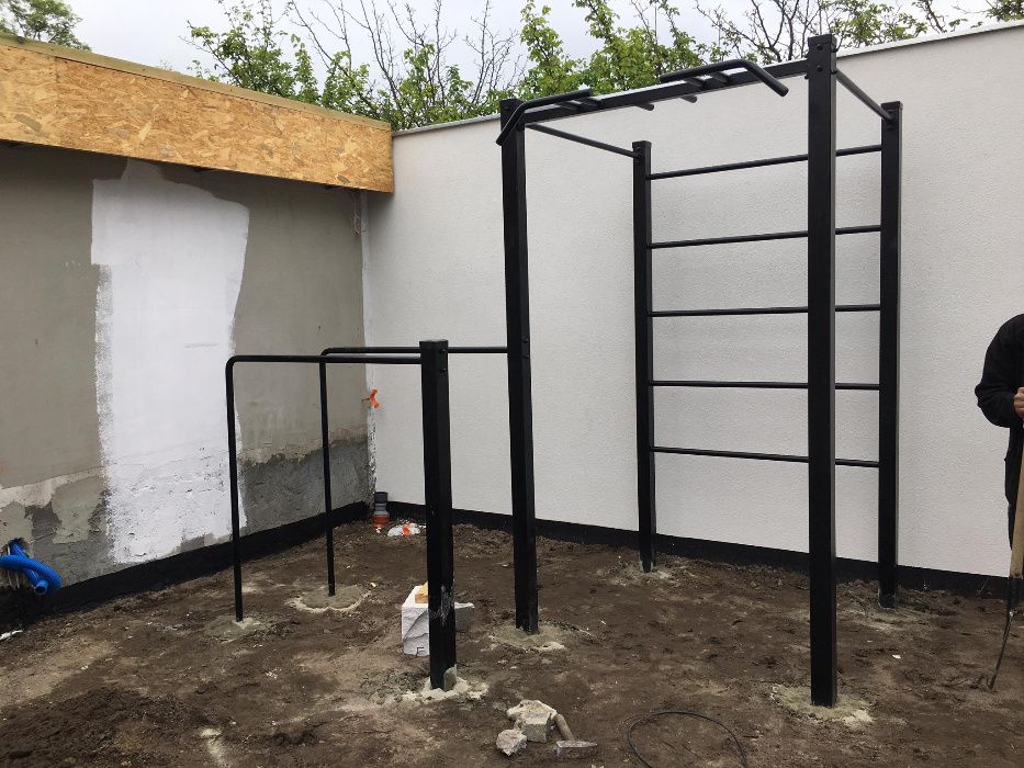 Park Street Workout Drążek podciągania + poręcze pompek CROSSFIT