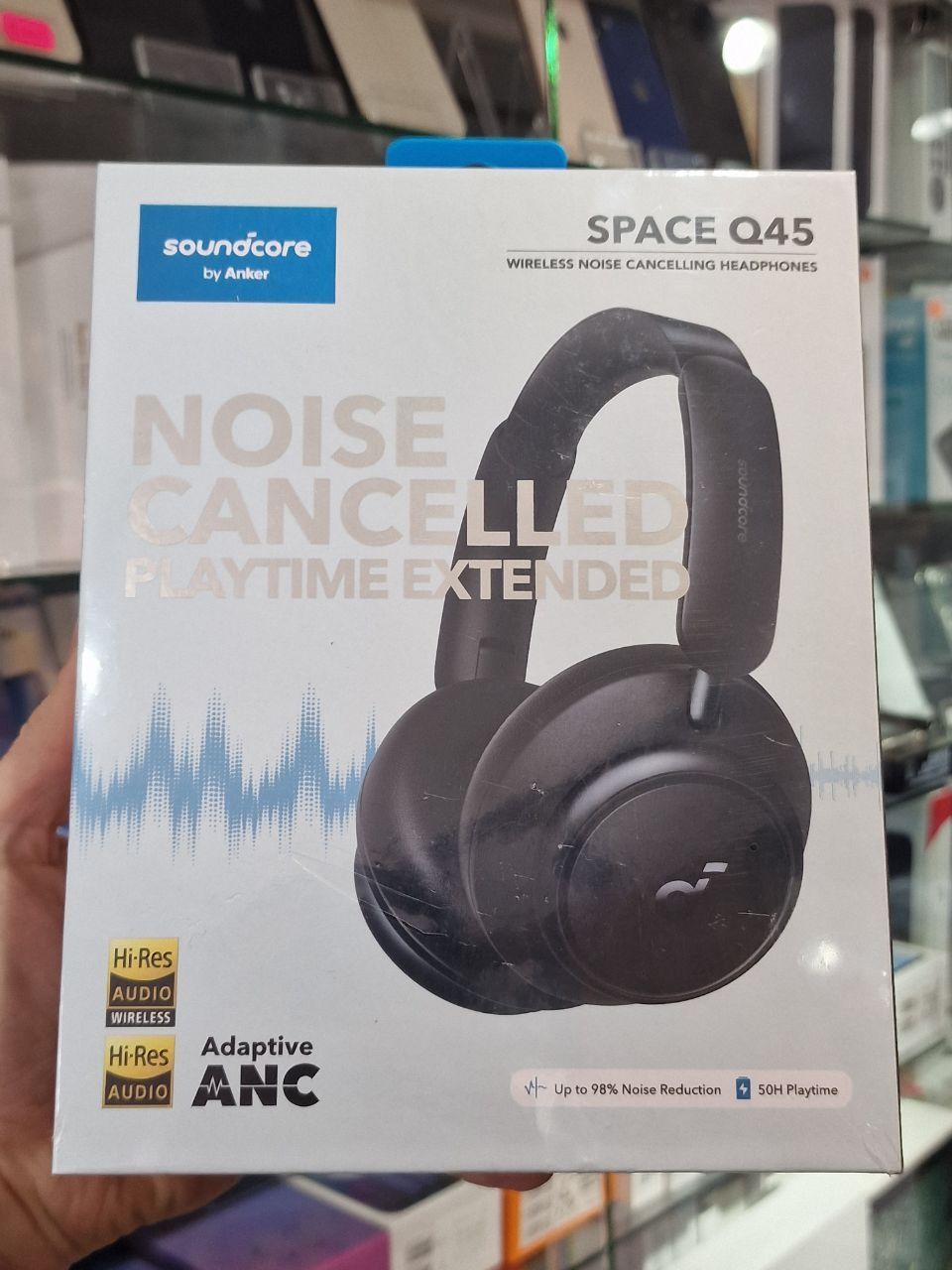 Навушники з мікрофоном Anker Soundcore Space Q45 (А3040) Black