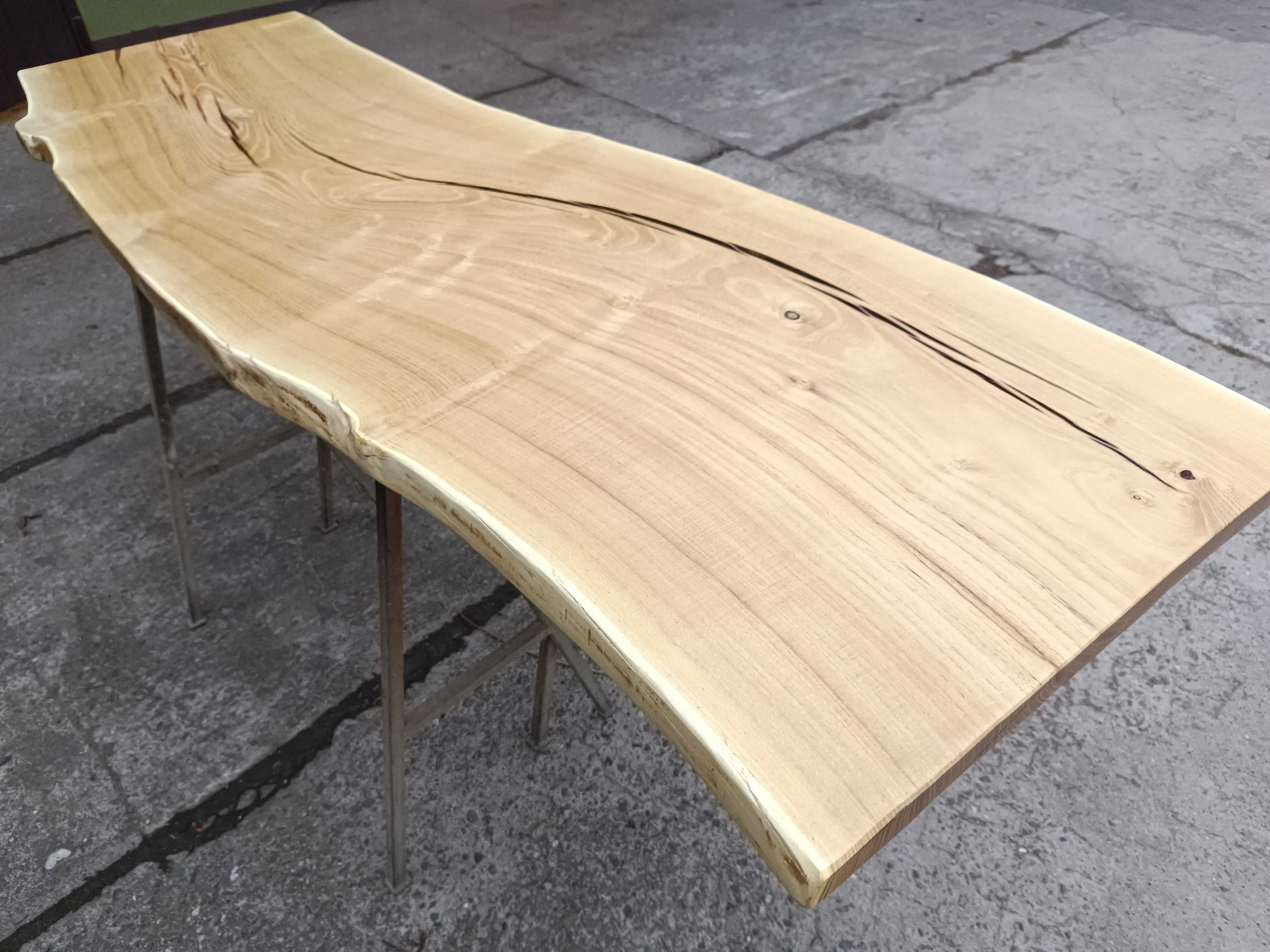 Monolit Akacja 200x60 na stół biurko ławę Live Edge