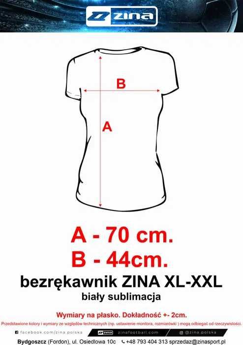 XL - XXL Koszulka ZINA termoaktywna szybkoschnąca, sportowa