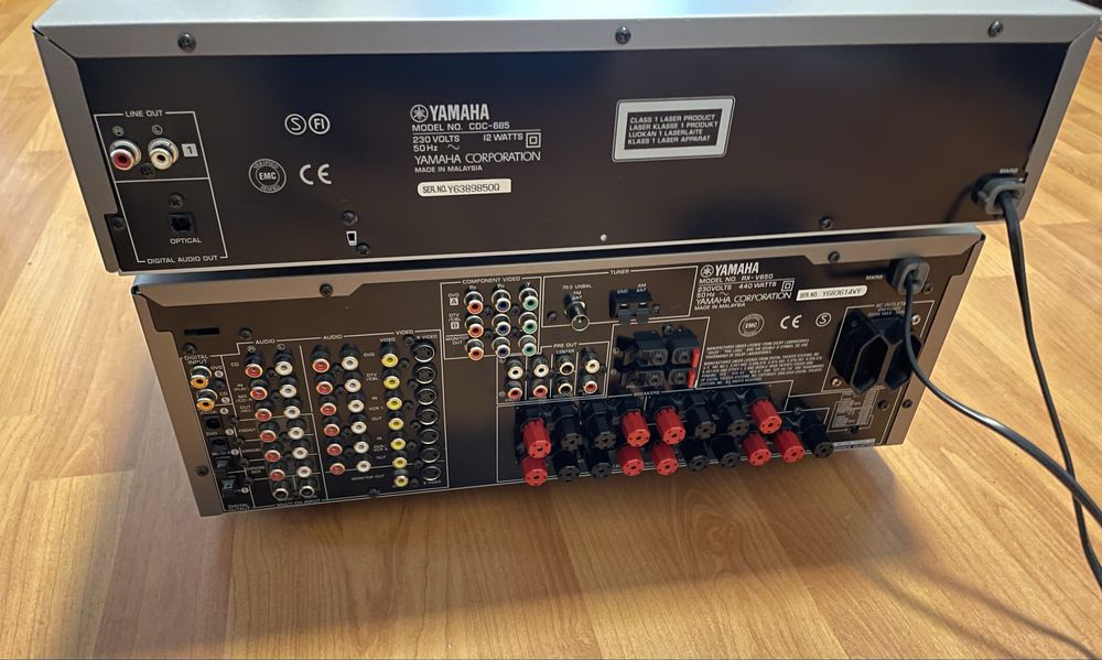 Ресивер RX-V650.    CD-чейнджер Yamaha CDC-685.