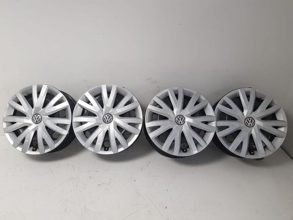 FELGI STALOWE KOŁPAKI KOMPLET 4SZT VW GOLF VII 7 6x16 ET48 5Q0601027Q